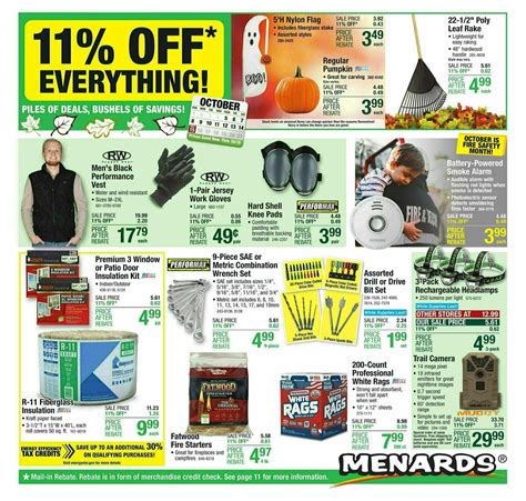 Menards Weekly Ads & Special Buys from October 4