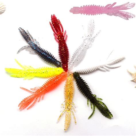 G G Salt Floating Soft Shrimp Bait Soft Plastic Bionic Fishing