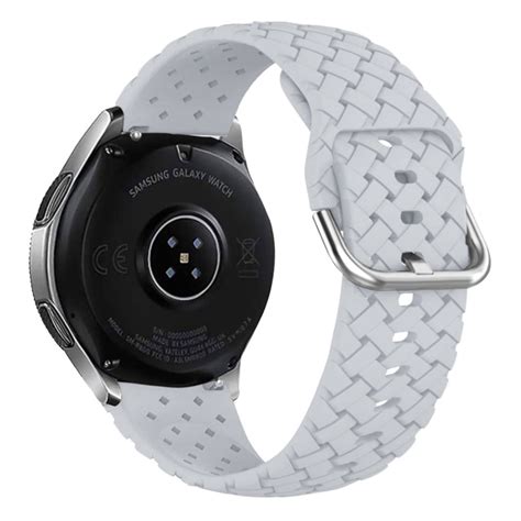 Huawei Watch GT 3 Pro 43mm Gevlochten Siliconen Bandje Grijs