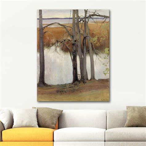 Eero J Rnefelt Lake Shore With Reeds Art Print Canvastar