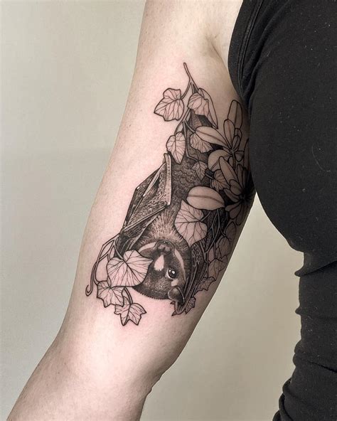 Realistic Bat Tattoo