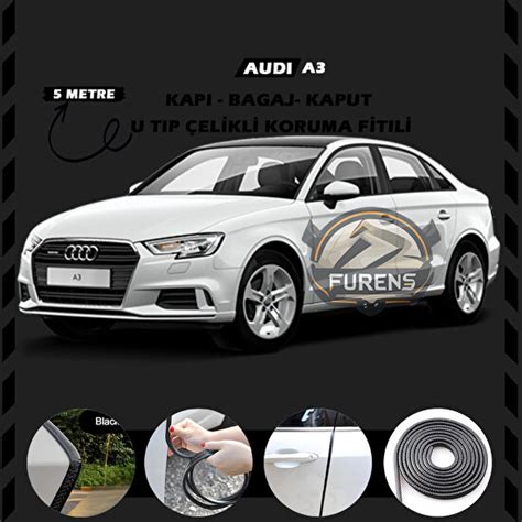 STS Oto Aksesuar Audi A3 Oto Araç Kapı Koruma Fitili 5metre Fiyatı