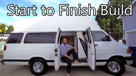 How I Built My Diy Hightop Campervan Start To Finish Part 12 Youtube