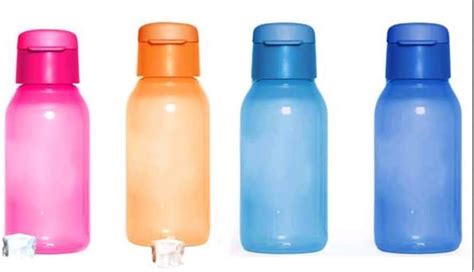 Tupperware Plastic Cool N Chic 350 Ml Capacity Bottle Multicolor