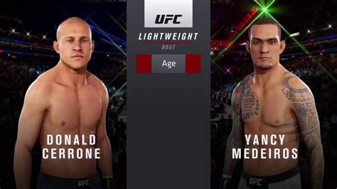 Ufc Fight Night Austin Donald Cerrone Vs Yancy Medeiros Youtube