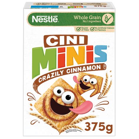 Buy Nestle Cini Minis Whole Wheat Rice Cinnamon Cereals 375 G Online