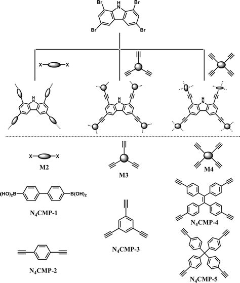 Schematic Representation Of Synthesis Of N 4 Cmp Polymers Download