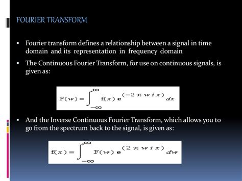 FOURIER TRANSFORM SPECTROSCOPY 1