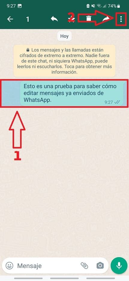 Como Editar Mensajes De Whatsapp Ya Enviados