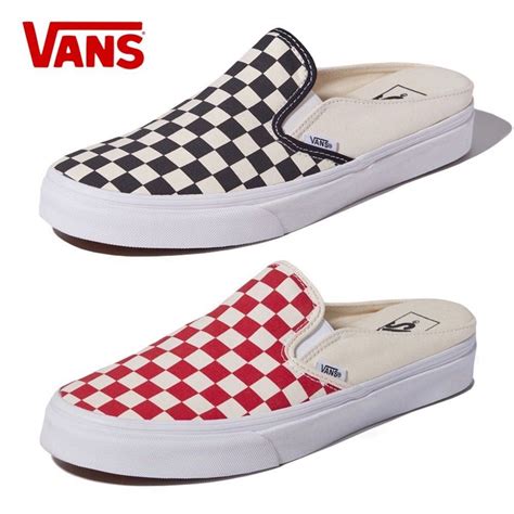 Vans Classic Slip On Mule Checkerboard Size ถามแอดมนคะ LINE SHOPPING