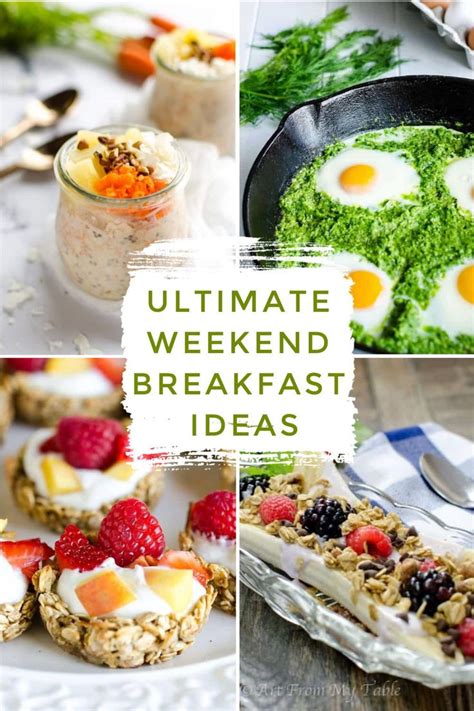 Best Breakfast Recipes for Every Day | Art From My Table | Delicious ...