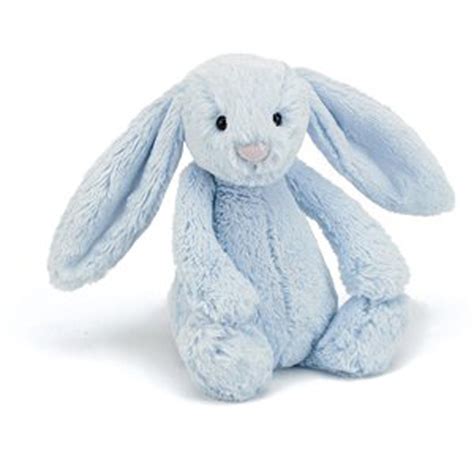 Jellycat Bashful Bunny Blue Toy At Mighty Ape Australia