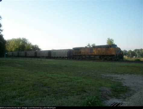 UP 5947 DPU On Eastbound UP Loaded Coal Train