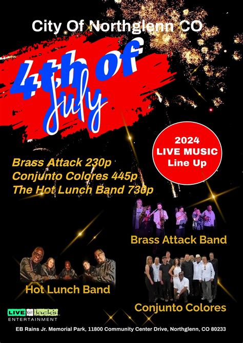 City of Northglenn 4th of July Celebration — Live @ Jack's Entertainment