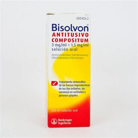 Bisolvon Antitusivo Compositum Jarabe Ml