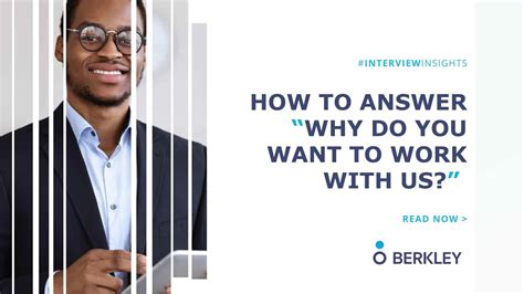 How To Answer Why Do You Want To Work With Us In A Job Interview