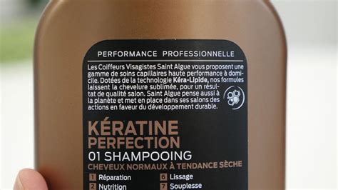 Saint Algue Syoss Kératine Perfection Shampooing cheveux normaux à