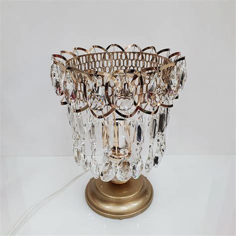 Настольная Хрустальная Лампа Катерина №1