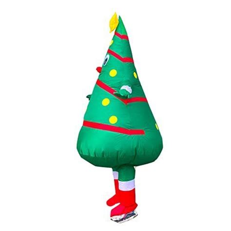 Inflatable Christmas Tree Costume Blow Up Christmas Costume Cosplay