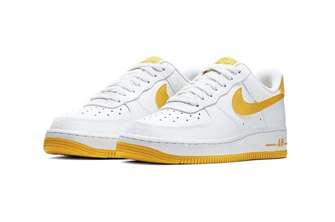 Nike Air Force 1 White & Yellow Release Info | Hypebeast