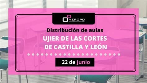 Distribución por aulas en el segundo ejercicio de Ujier Cortes CyL