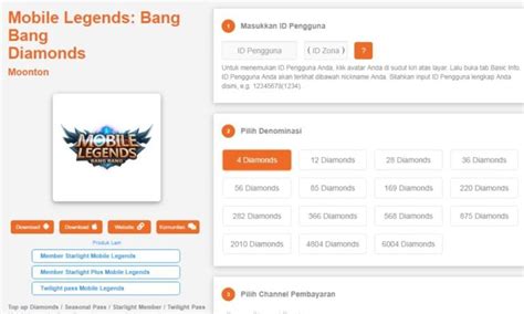 Harga Diamond Ml Terbaru Disertai Cara Top Up