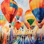 Hot Air Balloon Festival Art Free Stock Photo Public Domain Pictures