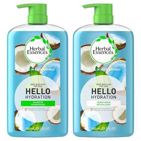 Herbal Essences Moisturizing Shampoo And Conditioner Set Paraben Free Hello