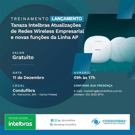 LANÇAMENTO Tanaza Intelbras Atualizações de Redes Wireless