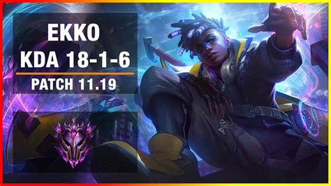 Ekko Vs Nunu E Willump Master Kr Patch 1119 Youtube