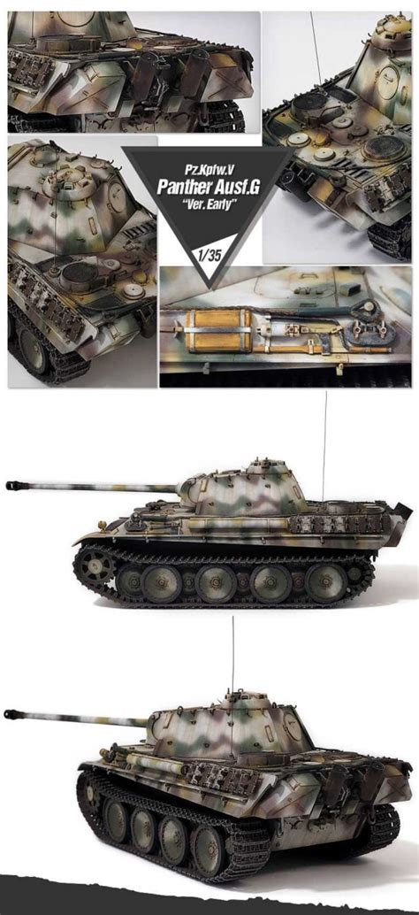 Pz Kpfw V Panther Ausf G Ver Early 1 35 Academy Car Model Kit Cz