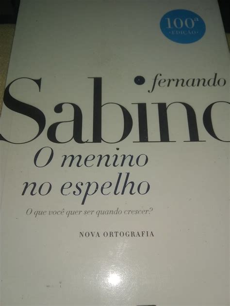 Sabino O Menino No Espelho Item Infantil Editora Record Usado