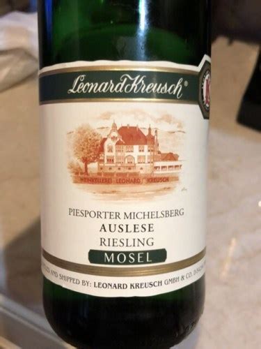 Leonard Kreusch Piesporter Michelsberg Riesling Auslese Vivino