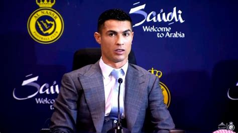 La Desafiante Frase De Cristiano En Su Presentación En Al Nassr No Me Importa Lo Que Digan