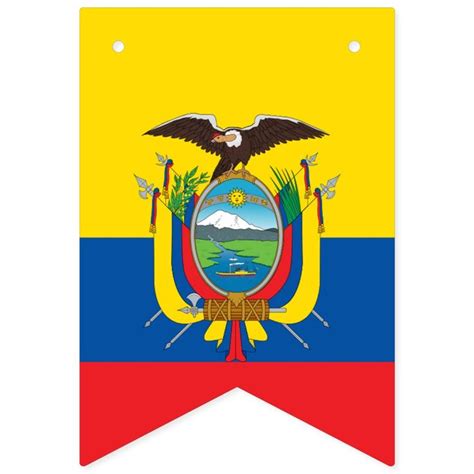 Bandera de Ecuador | Zazzle.com | Bandera de ecuador, Día de la bandera, Bandera de colombia