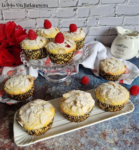 Muffin Alle Mandorle E Lamponi Sofficissimi La Dolce Vita