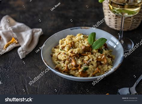 Risotto With Chanterelles Over 652 Royalty Free Licensable Stock