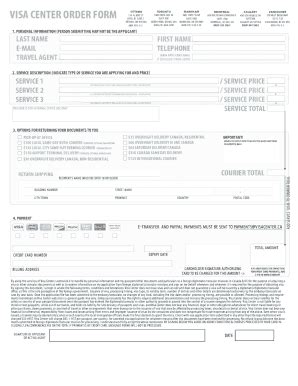 Fillable Online Visacenter Hong Kong Visa Application Hong Kong Visa