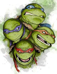 30 TMNT Ideen Teenage Mutant Ninja Turtles Superhelden Malvorlagen