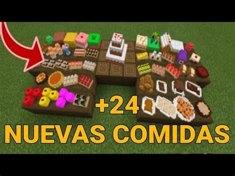 Nuevas Comidas Para Minecraft Pe Addon