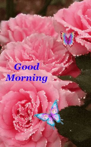 Good Morning Love You GIF - Good Morning Love You Pink Flowers ...