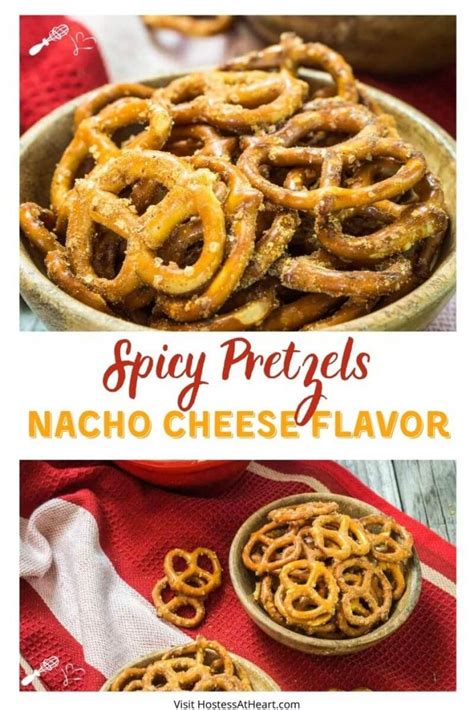 Spicy Pretzels Recipe With Nacho Cheese Seasoning Hostess At Heart