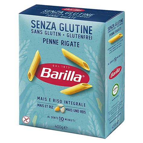 Barilla Penne Rigate Senza Glutene Makaron Bezglutenowy Rurki 400g