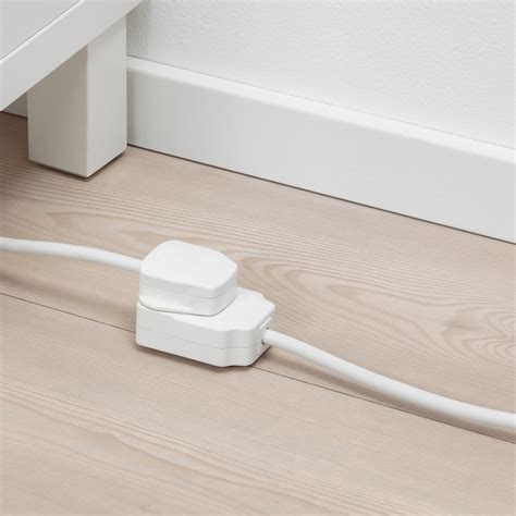 KOPPLA extension cord, earthed white, 5 m - IKEA