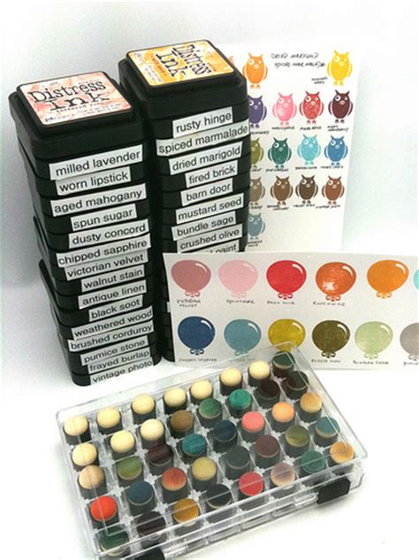 Color Chart Ranger Distress Inks The Daily Marker