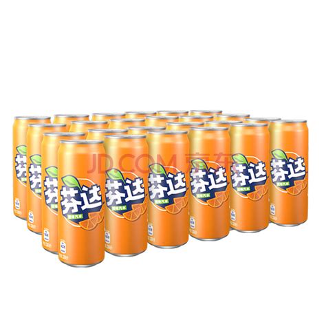 芬达 Fanta 橙味汽水 橙汁 饮料 330ml24 摩登罐 整箱装 中国中铁网上商城