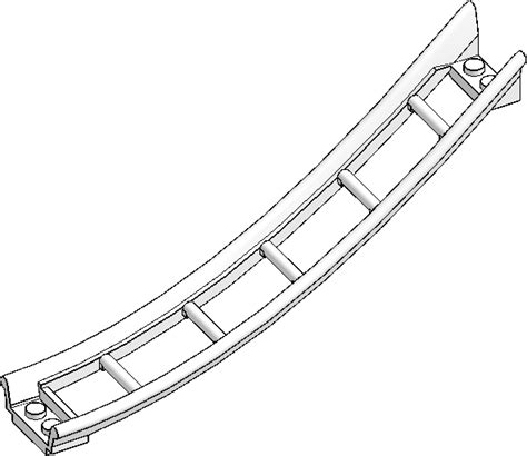 Coaster Track Ramp Bottom Lego Parts Guide Brick Architect