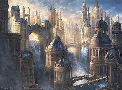 Azorius Island Magic The Gathering Ravnica By Alayna Fantasy Hd