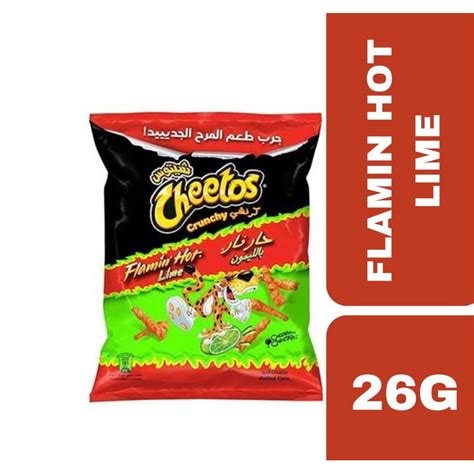 Cheetos Crunchy Flamin Hot Lime 26g ชโตส ขนมเผดรสมะนาว 26 กรม Shopee Thailand