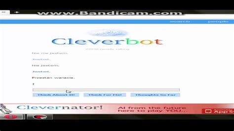 Kr Tka Zabawa Z Cleverbotem Xd Youtube